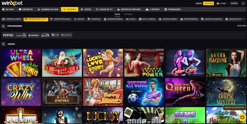 winxbet casino slots image