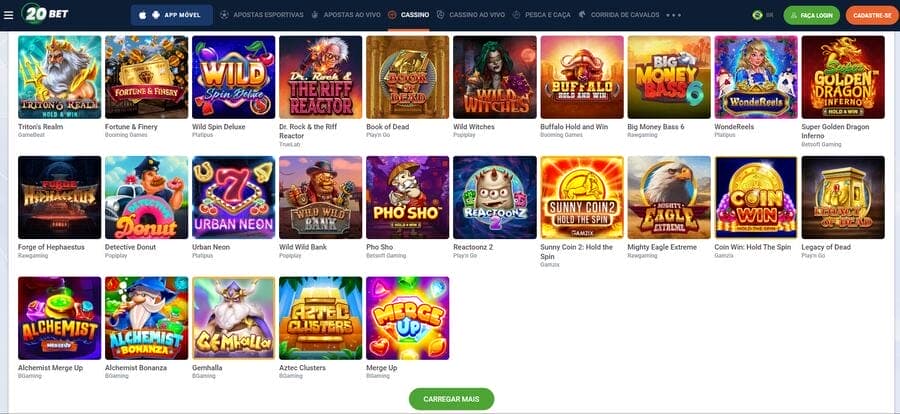 20bet casino slots image